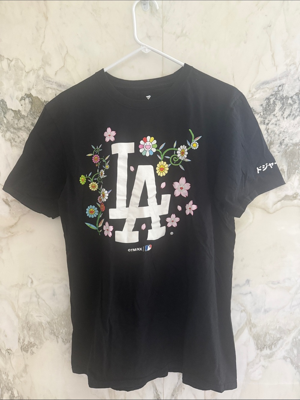 Fanatics Murakami Black LA Floral Logo Tee